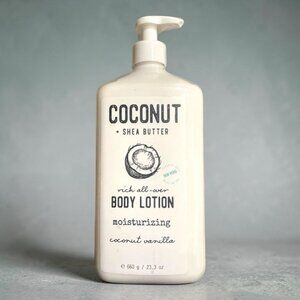 Coconut Oil & Shea Butter Body Lotion Coconut Vanilla Home & Body Co 23.3 oz